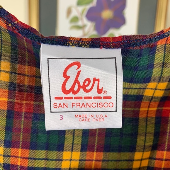 *SOLD* Vintage Eber San Francisco Pinafore Jumper - Picture 10 of 13